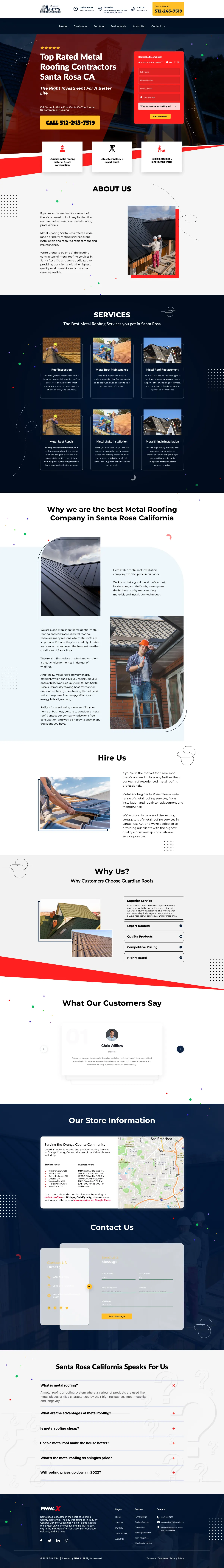 Arry's — full page design