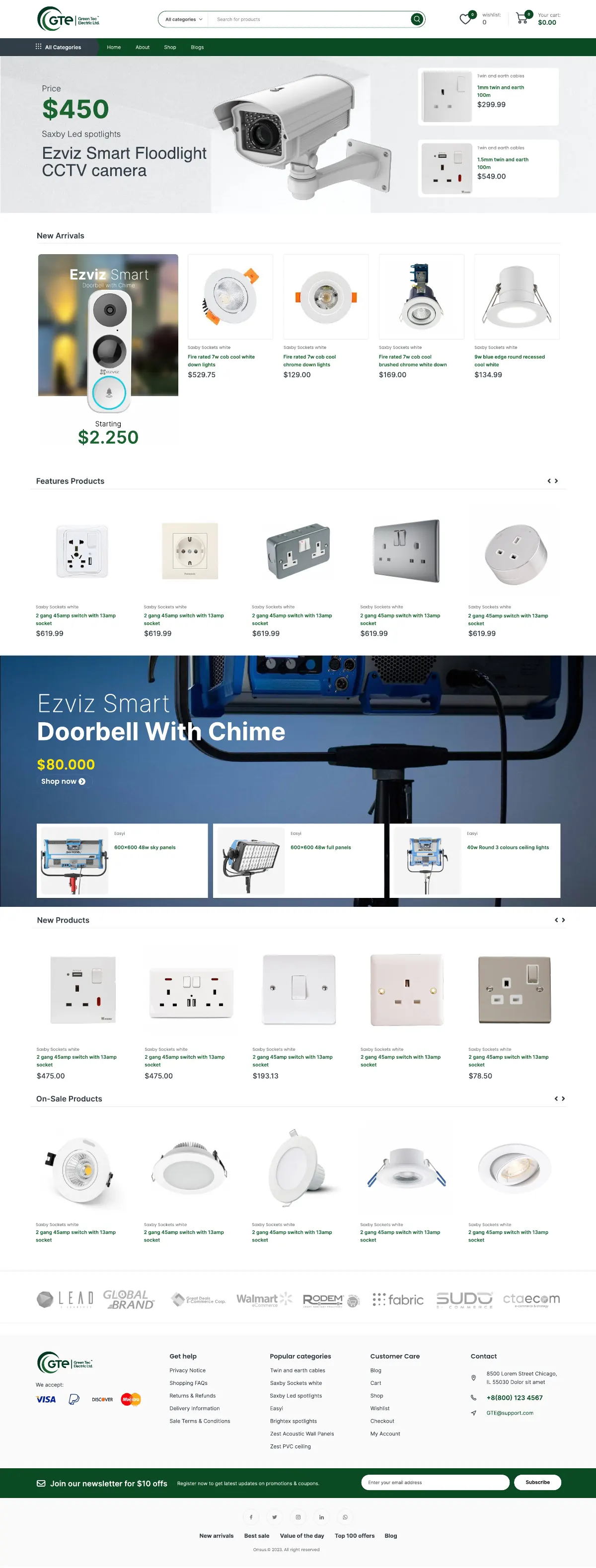 GTE — full page design